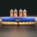 Authentic Handpainted Patriotic Ukrainian Collection Nixie Tube Clock Russian Warship Go F**K Yourself