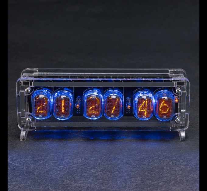 Nixie Tube Clock with IN-12 Nixie Tubes, Visual Effects, Replaceable Nixie Tubes, Christmas, Anniversary Gift