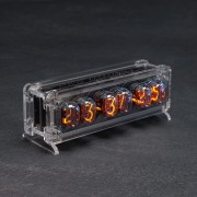 Nixie Tube Clock with IN-12 Nixie Tubes, Visual Effects, Replaceable Nixie Tubes, Christmas, Anniversary Gift