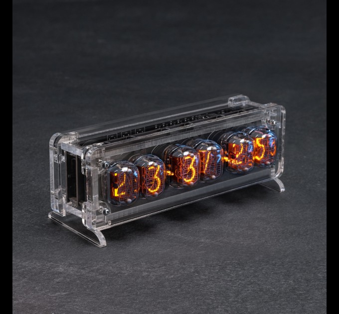 Nixie Tube Clock with IN-12 Nixie Tubes, Visual Effects, Replaceable Nixie Tubes, Christmas, Anniversary Gift