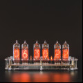 Nixie Tube Clock 6X IN-14 Vintage Clock with Replaceable Nixie Tubes Anniversary Birthday Fathers Day Gift Idea