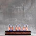 Authentic Nixie Tube Clock 6X IN-14 Vintage Nixie Star Clock with Replaceable Nixie Tubes Birthday Fathers Day Gift Idea