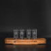 Authentic Nixie Tube Clock with Replaceable IN-18 Nixie Tubes | Motion Sensor Feature | Solid Wood Case | Visual Effects