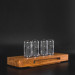 Authentic Nixie Tube Clock with Replaceable IN-18 Nixie Tubes | Motion Sensor Feature | Solid Wood Case | Visual Effects