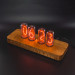 Authentic Nixie Tube Clock with Replaceable IN-18 Nixie Tubes | Motion Sensor Feature | Solid Wood Case | Visual Effects