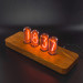 Authentic Nixie Tube Clock with Replaceable IN-18 Nixie Tubes | Motion Sensor Feature | Solid Wood Case | Visual Effects