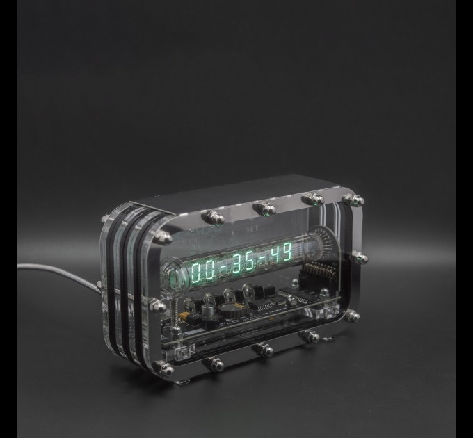 Adafruit Ice Tube Clock IV-18 VFD Nixie Era Tube Clock Unique Gift for Him Dad Brother Anniversary Birthday 