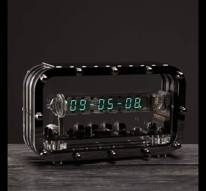 Adafruit Ice Tube Clock IV-18 VFD Nixie Era Tube Clock Unique Gift for Him Dad Brother Anniversary Birthday 